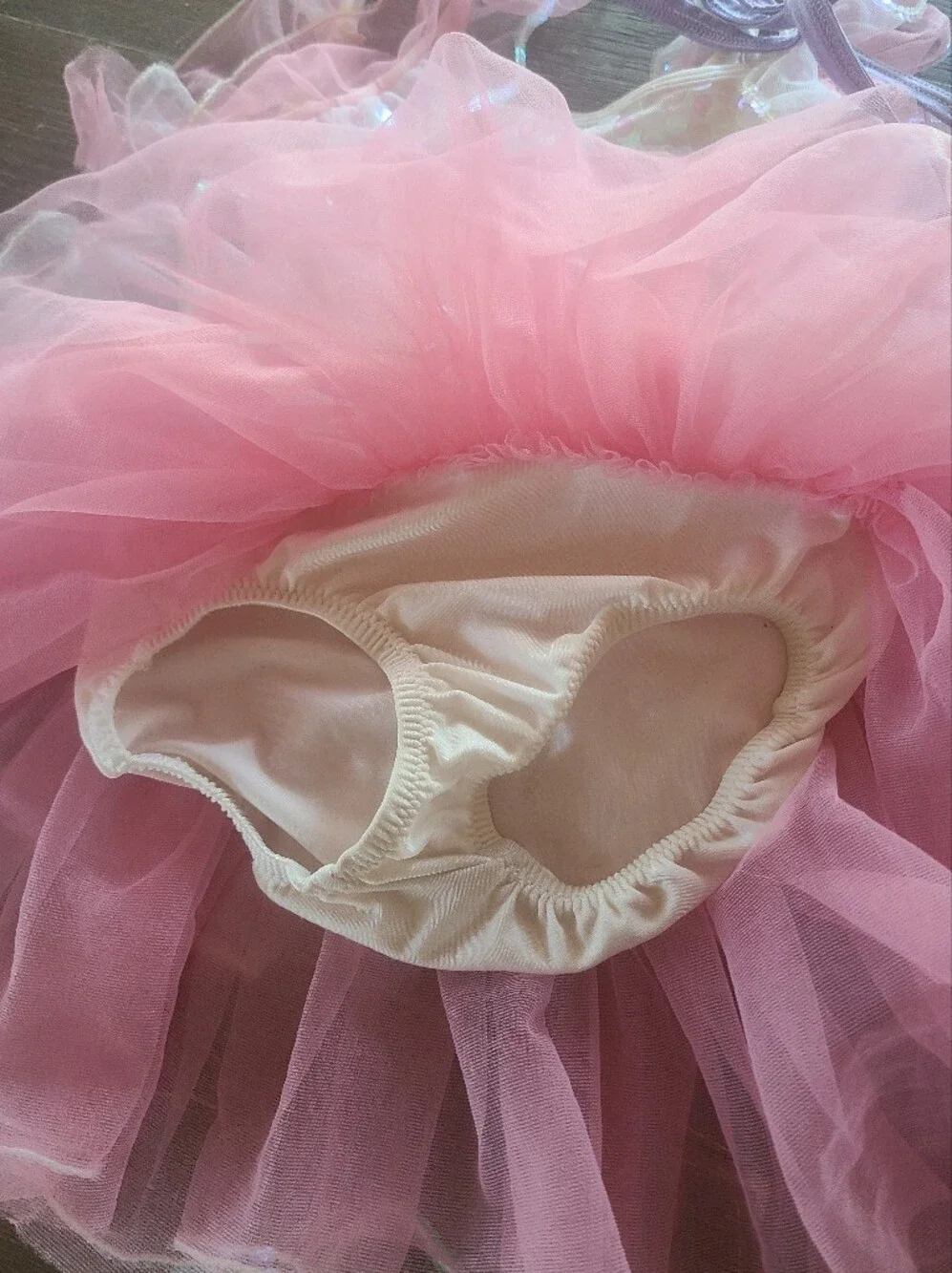 3pc Dance Costume & Dress Up Lot: Pink Tutu, Purple Lyrical & Zebra Set